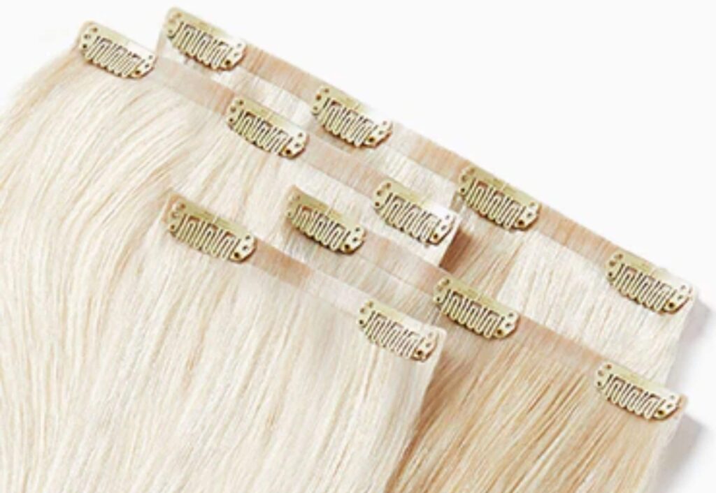 Invisible Clip Hair Extension 4 Invisible Clip Hair Extension 4
