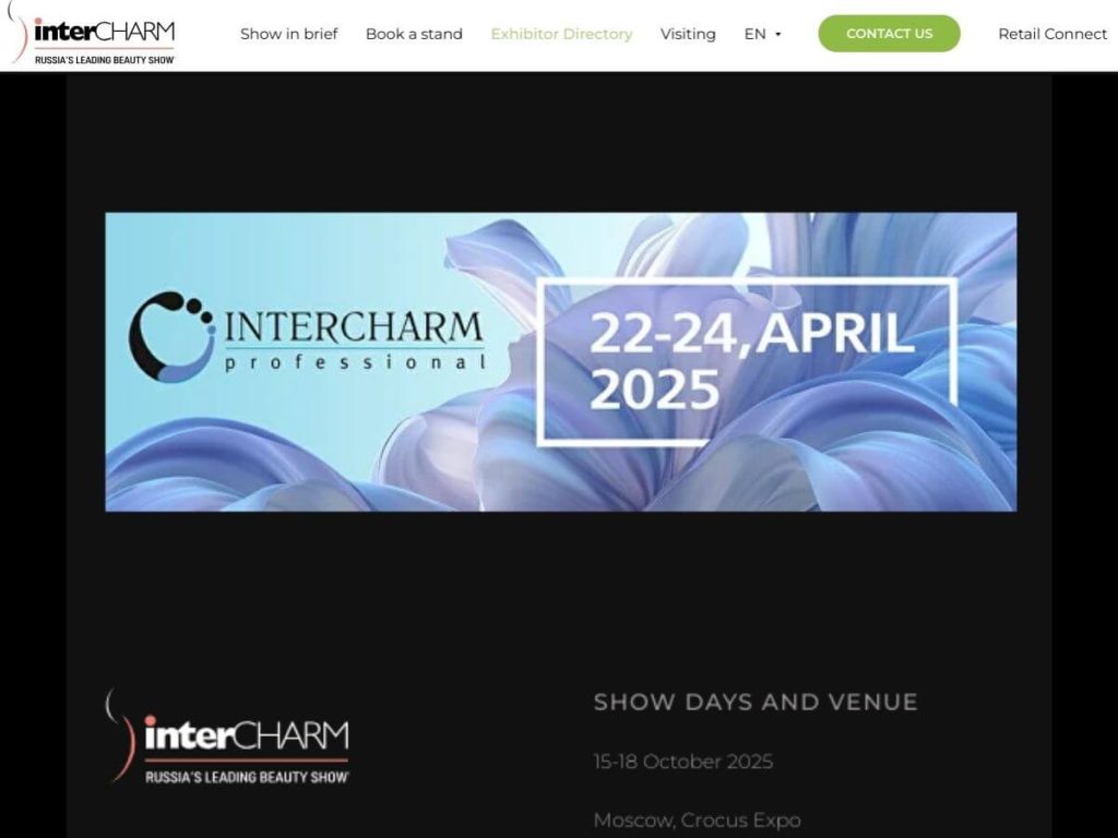 InterCHARM RUSSIAN: Tips For a Successful Visit 1 InterCHARM RUSSIAN: Tips For a Successful Visit 1