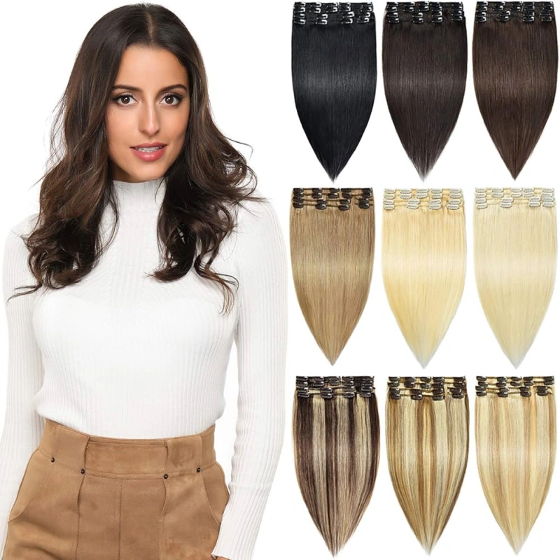 10 inch remy clip in hair extensions