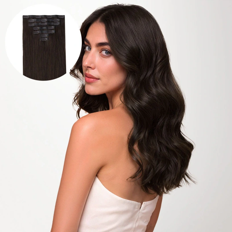 20 inch ultra seamless clip in hair extensions