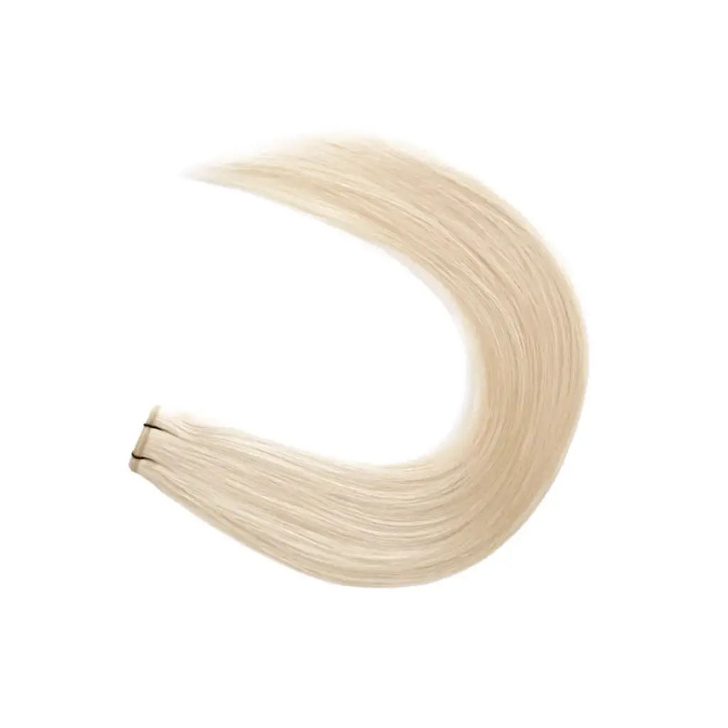 beaded flat weft hair extensions