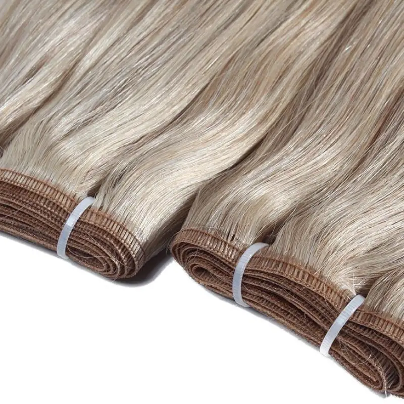 beaded flat weft hair extensions