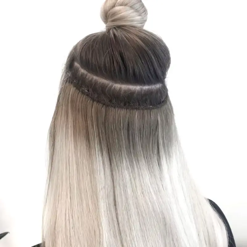 beaded row weft extensions