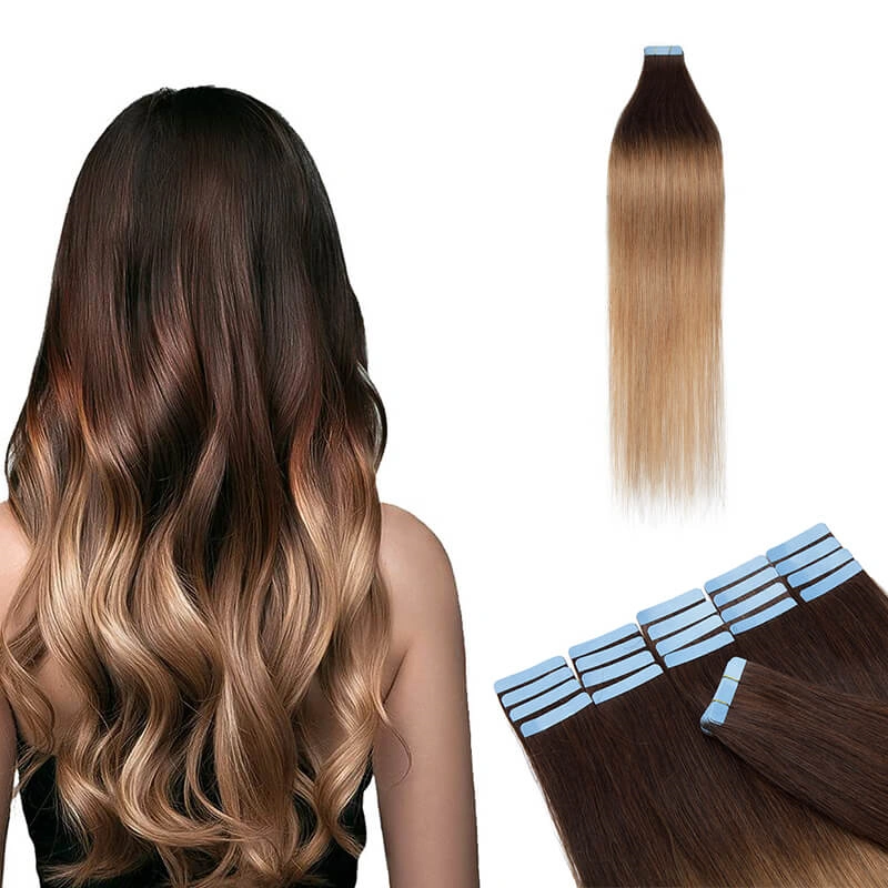 blonde ombre tape in extensions