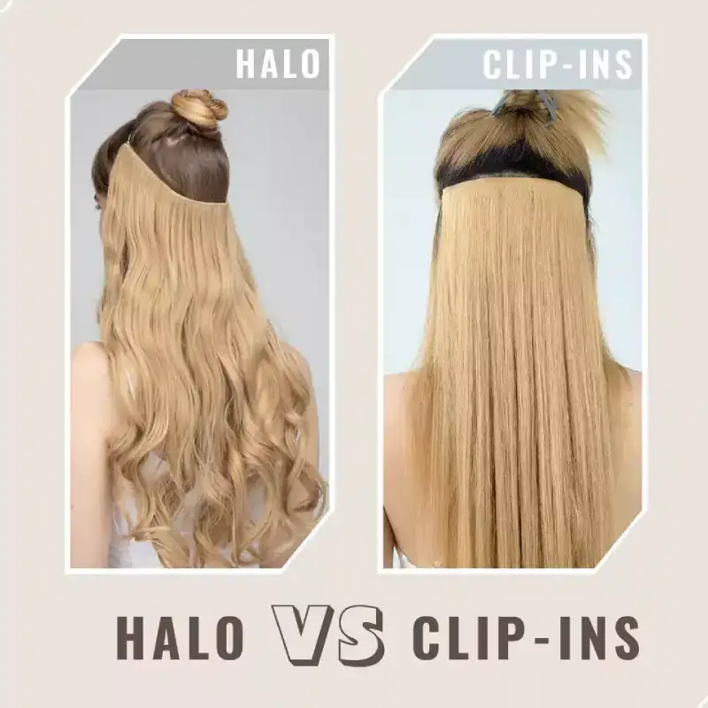 clip in vs halo extensions