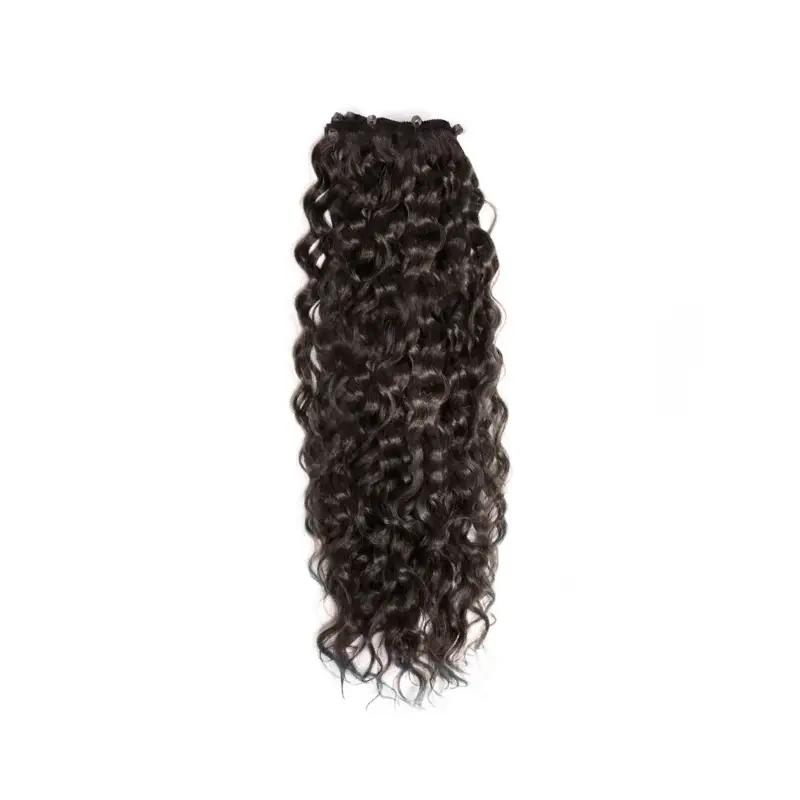 curly beaded weft extensions