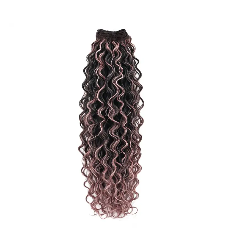 curly hybrid weft
