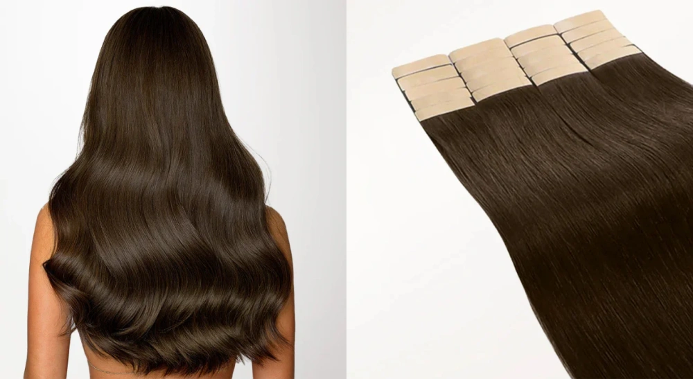 diy tape in hair extensions at home