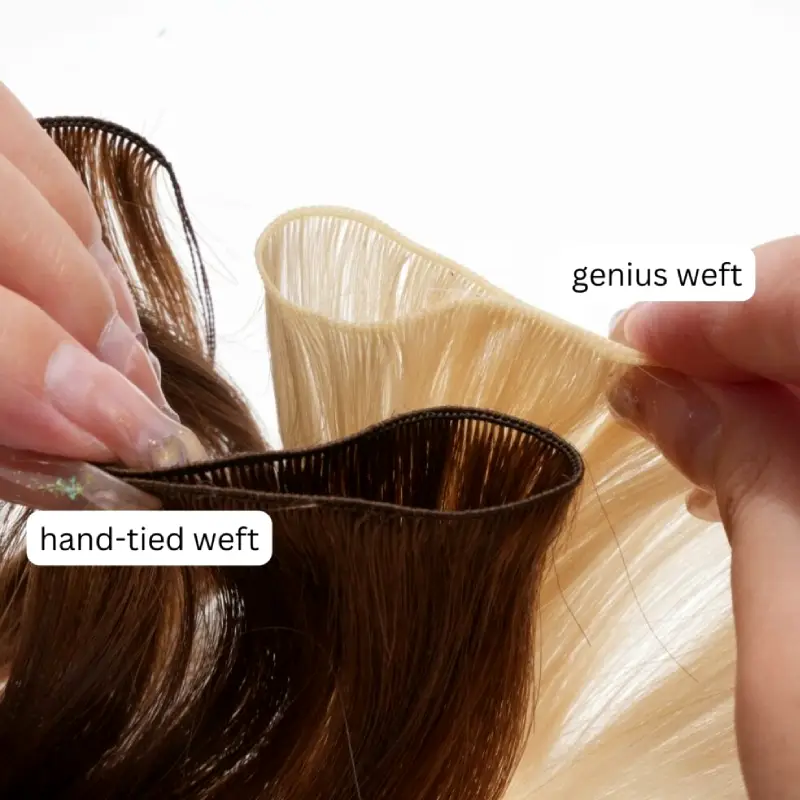 genius weft vs hand tied