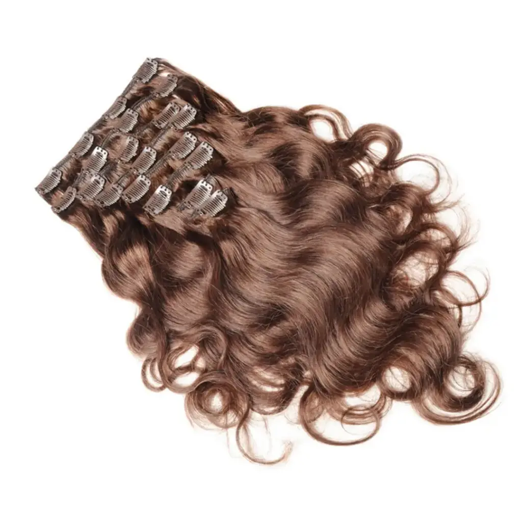 halo clip in hair