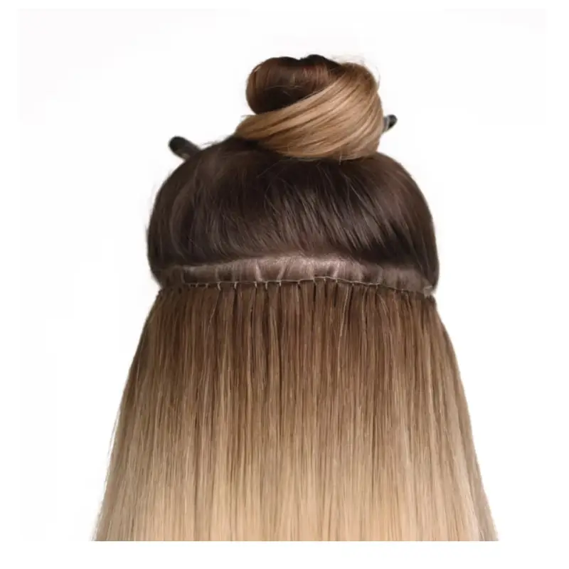 hand tied beaded weft