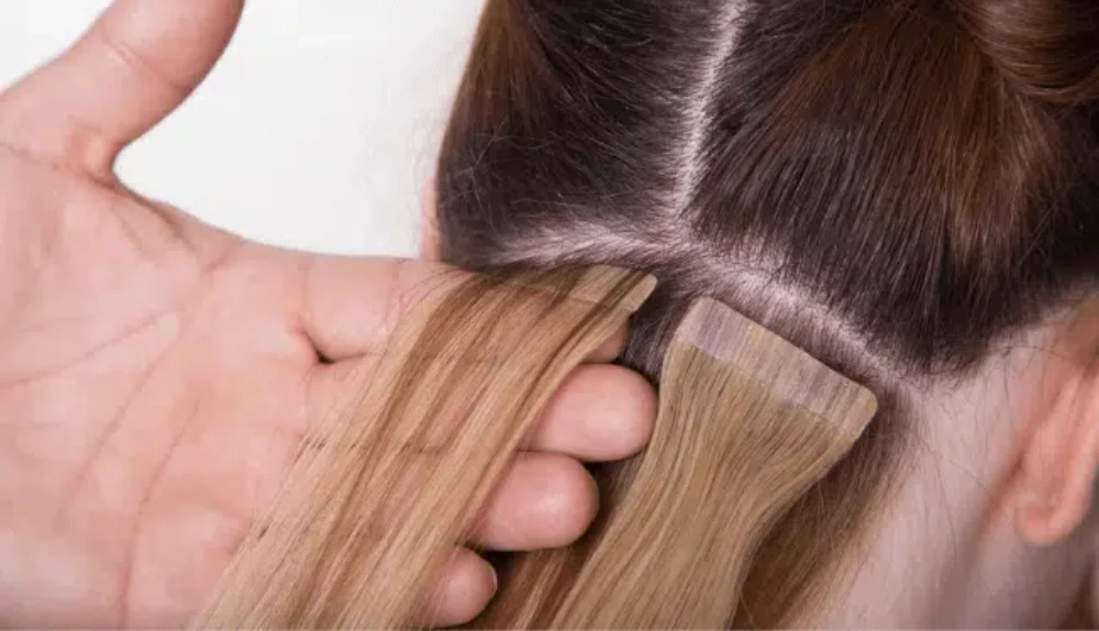 Are Tape in Extensions Bad for Your Hair? 1 how tape in hair extensions work