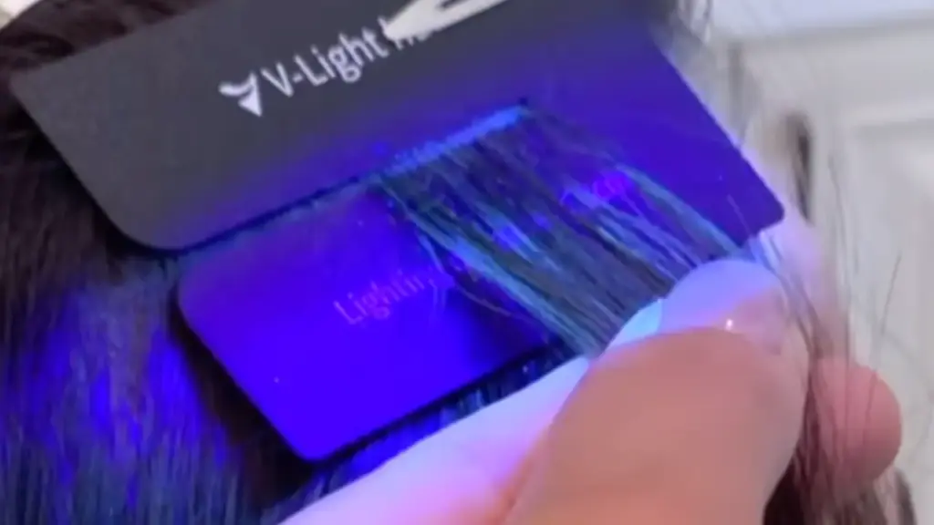 how to install v light hair