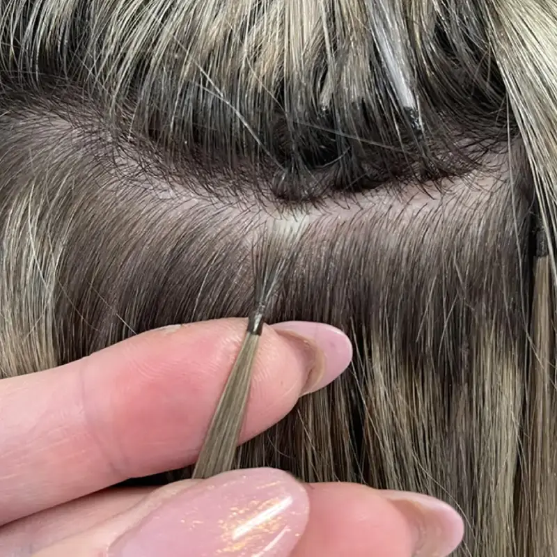 how to remove k tip hair extensions