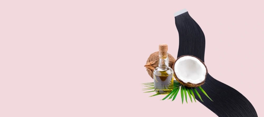 how to remove tape in hair extensions with coconut oil