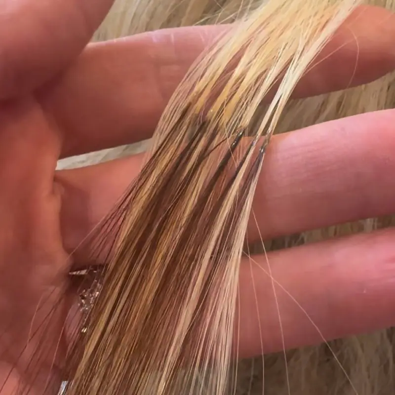 how to remove v light hair extensions