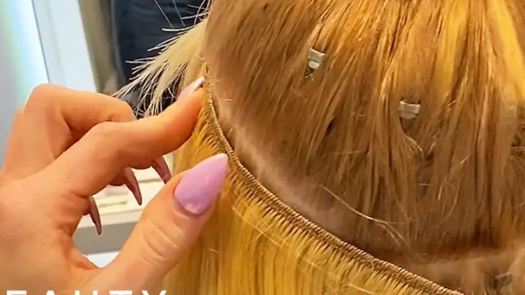 What Are Beaded Weft Extensions? The Ultimate Guide 3 how to sew in beaded weft hair extensions