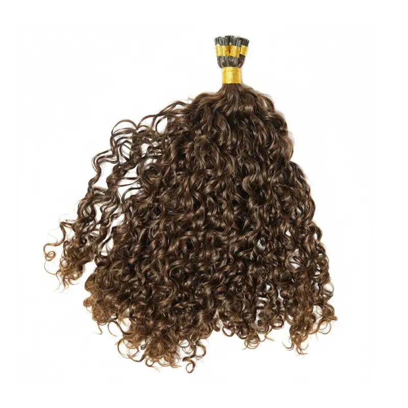 i tip curly human hair extensions