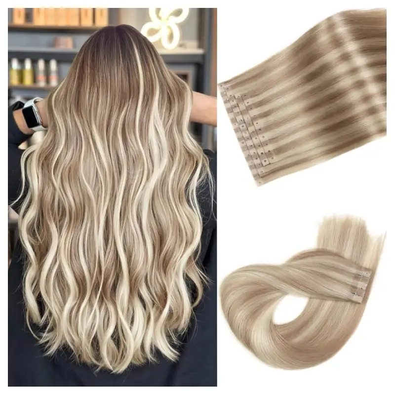 invisible hole weft hair extensions