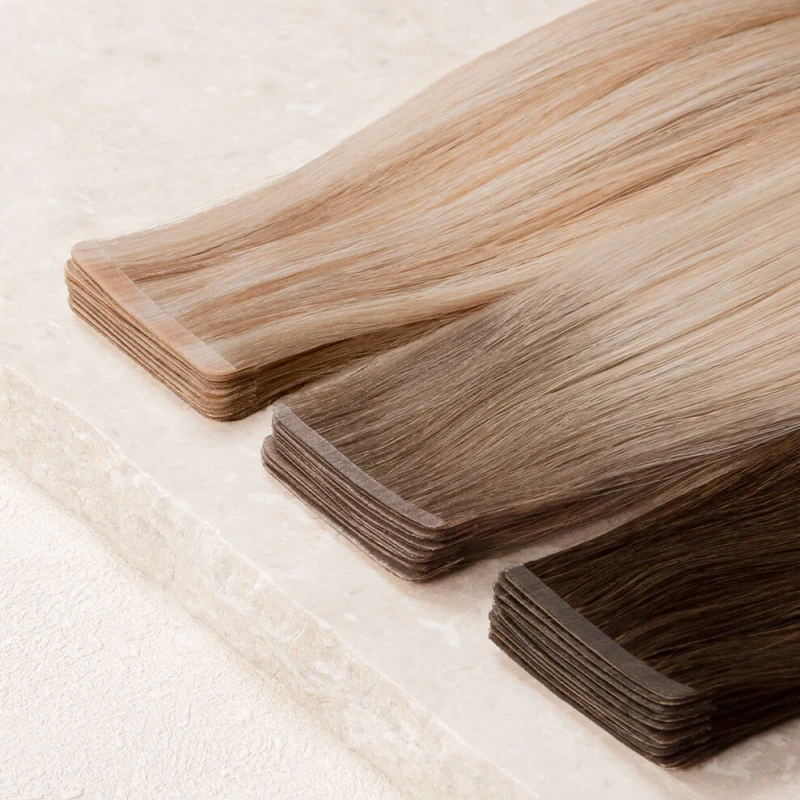invisible tape in hair extensions for thin hair