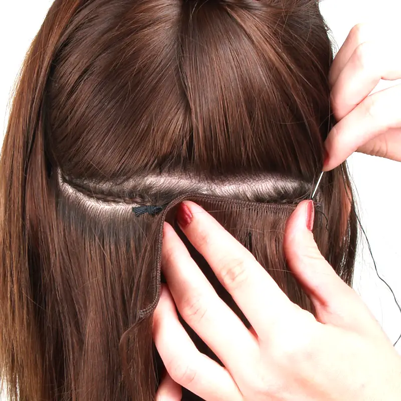 invisible weft hair extensions