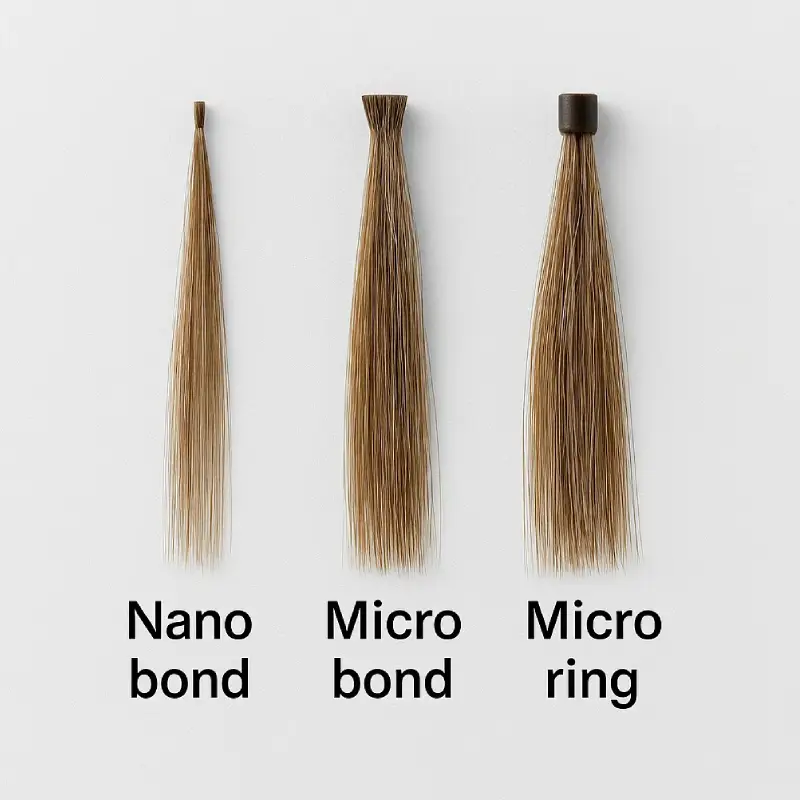 nano ring vs micro ring hair extensions