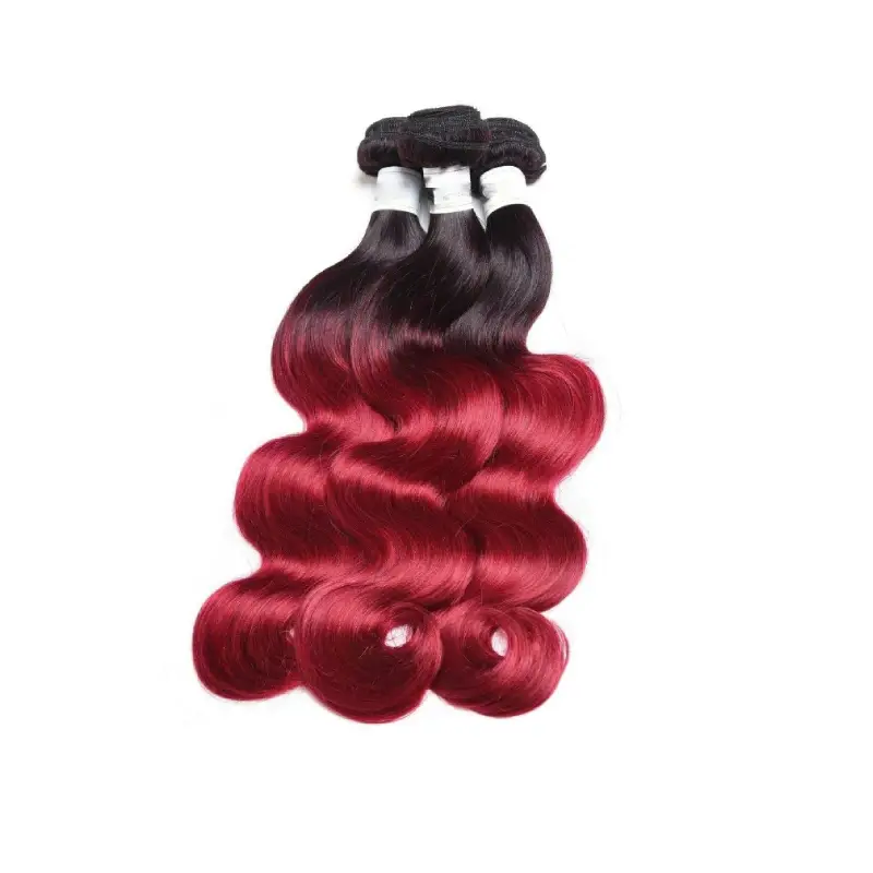 Cotización al por mayor de extensiones de cabello rojo degradado del ...