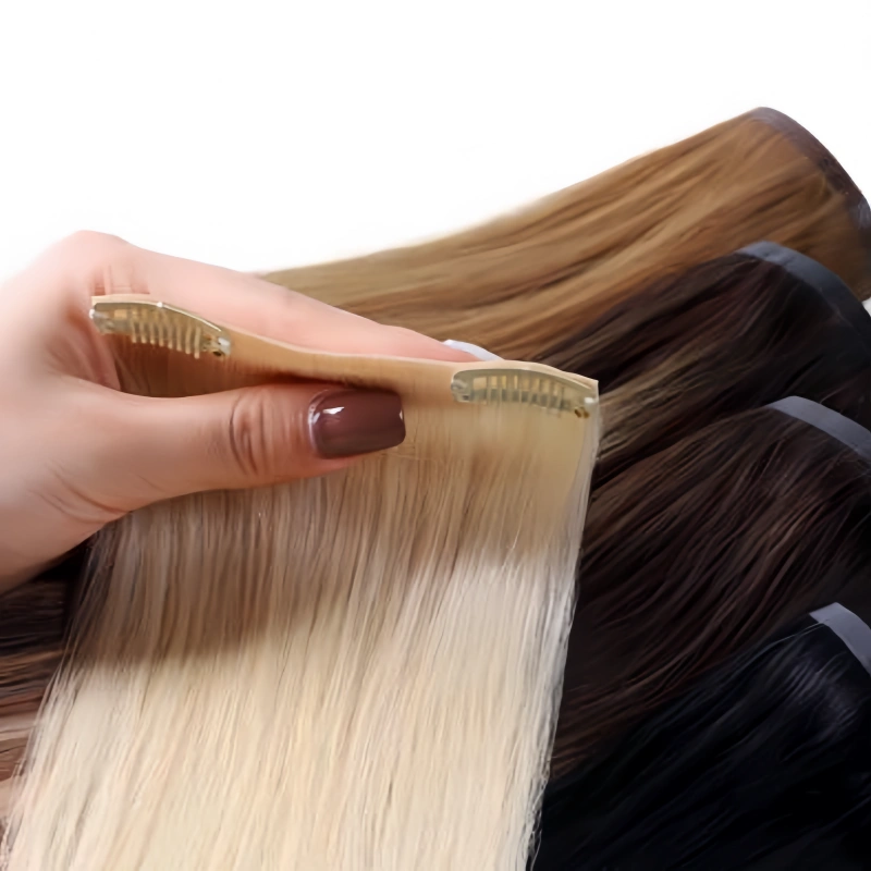 seamless invisible clip in hair extensions