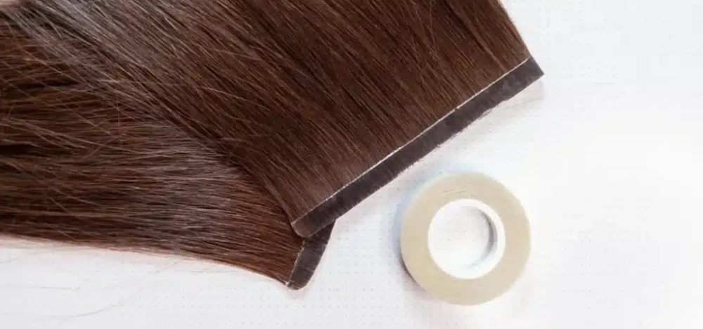 Best Tape for Tape In Hair Extensions for Salon Professionals 2 types of tape for tape in hair extensions