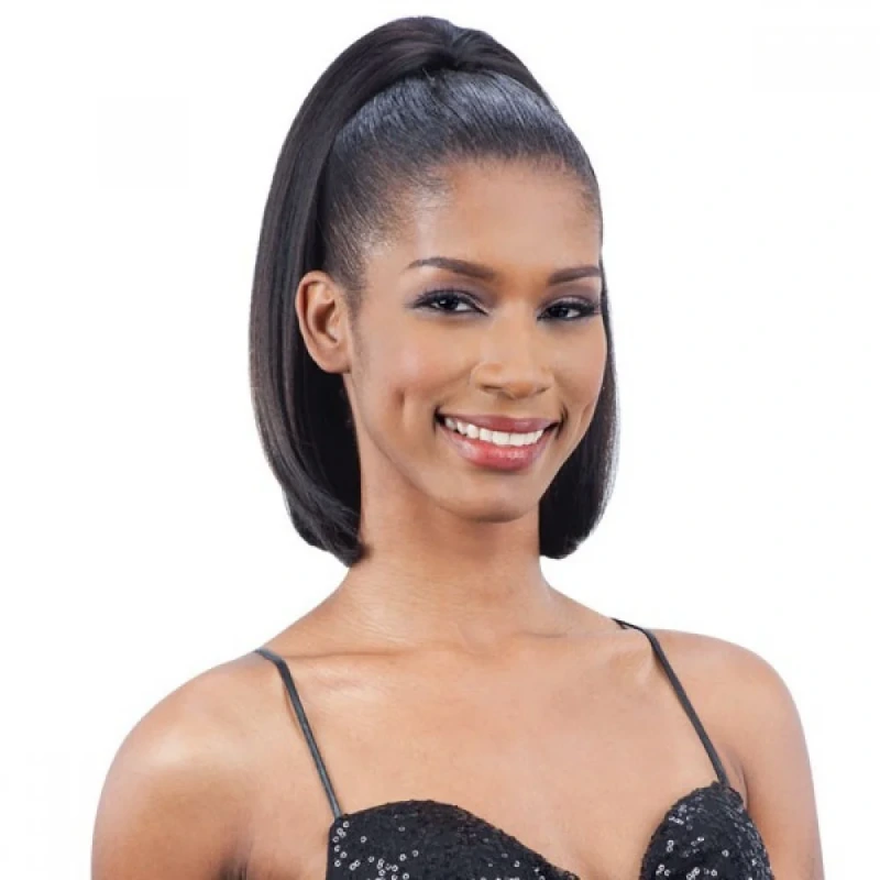14 inch drawstring ponytail