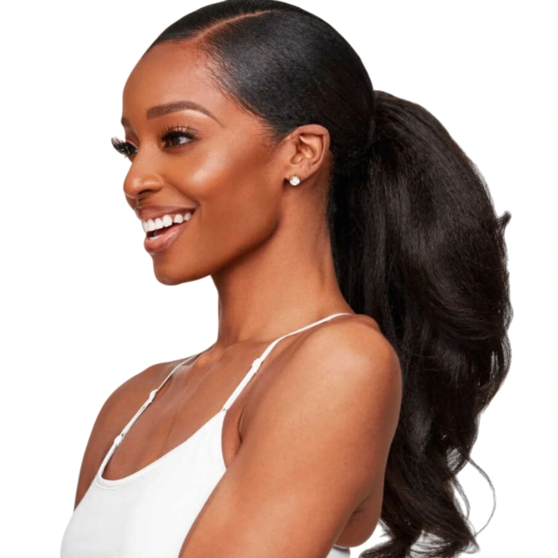16 inch drawstring ponytail
