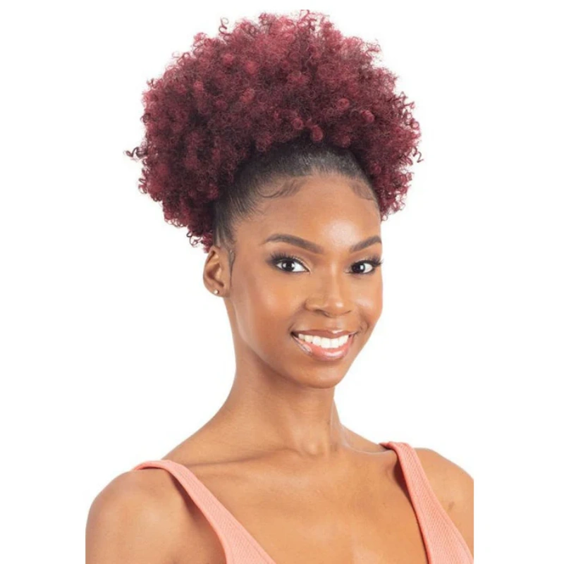 afro puff drawstring ponytail