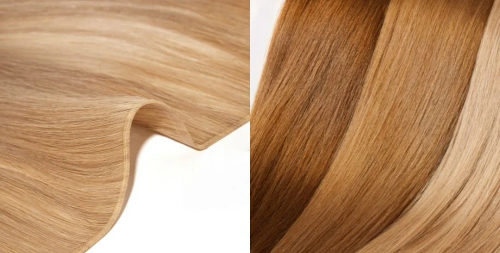 8 Best Hybrid Weft Hair Extensions to Try 2 alpha hair extension hybrid weft extensions