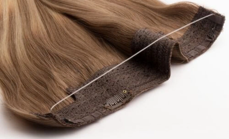 alpha halo hair extension for thin hair