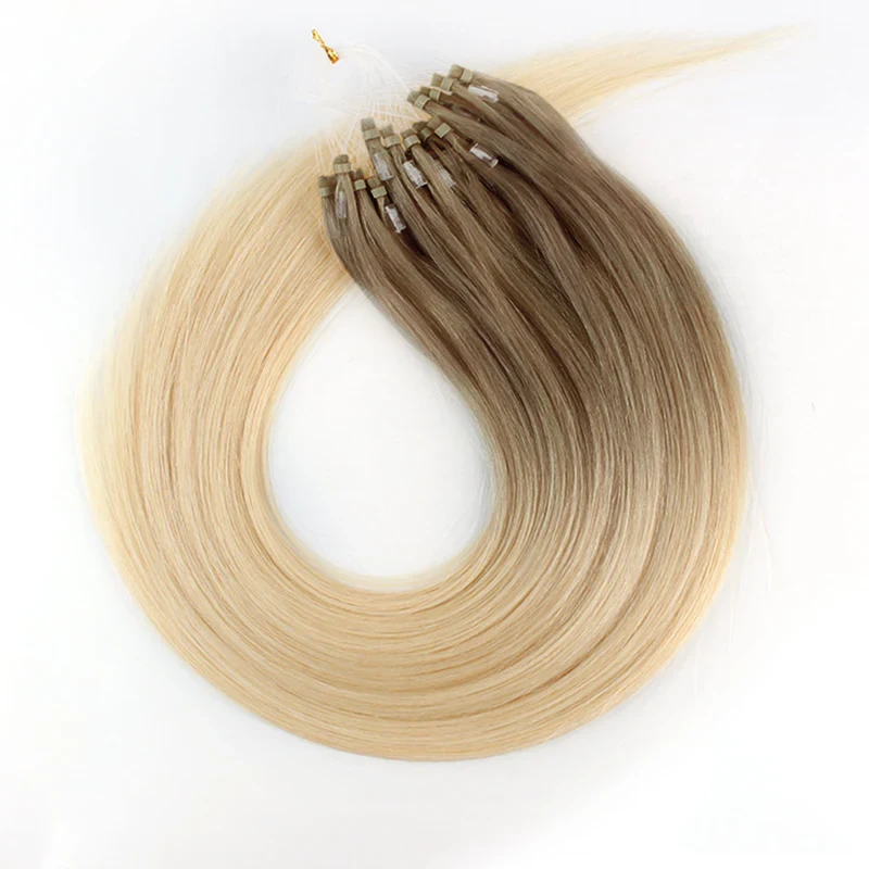 balayage micro ring hair extensions
