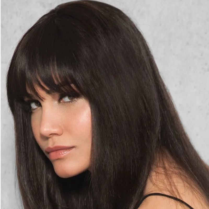 best clip in bangs