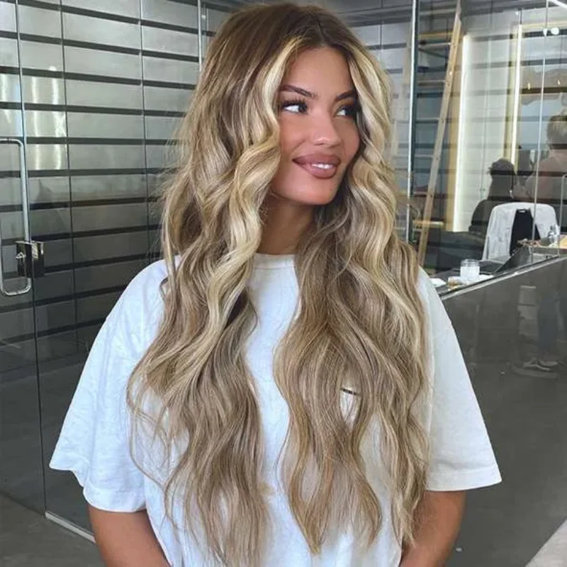 blonde balayage hair extensions