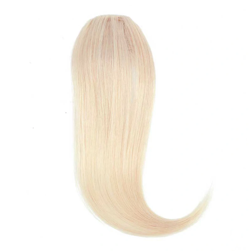 blonde clip in bangs