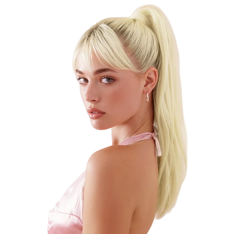 blonde ponytail extensions