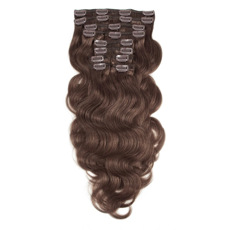 body wave clip in hair extensions