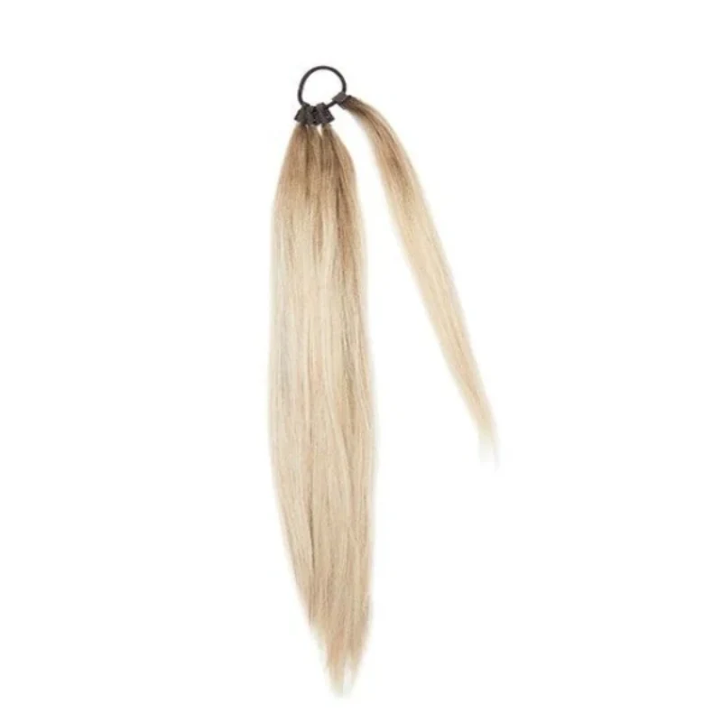 braided ponytail extensions blonde