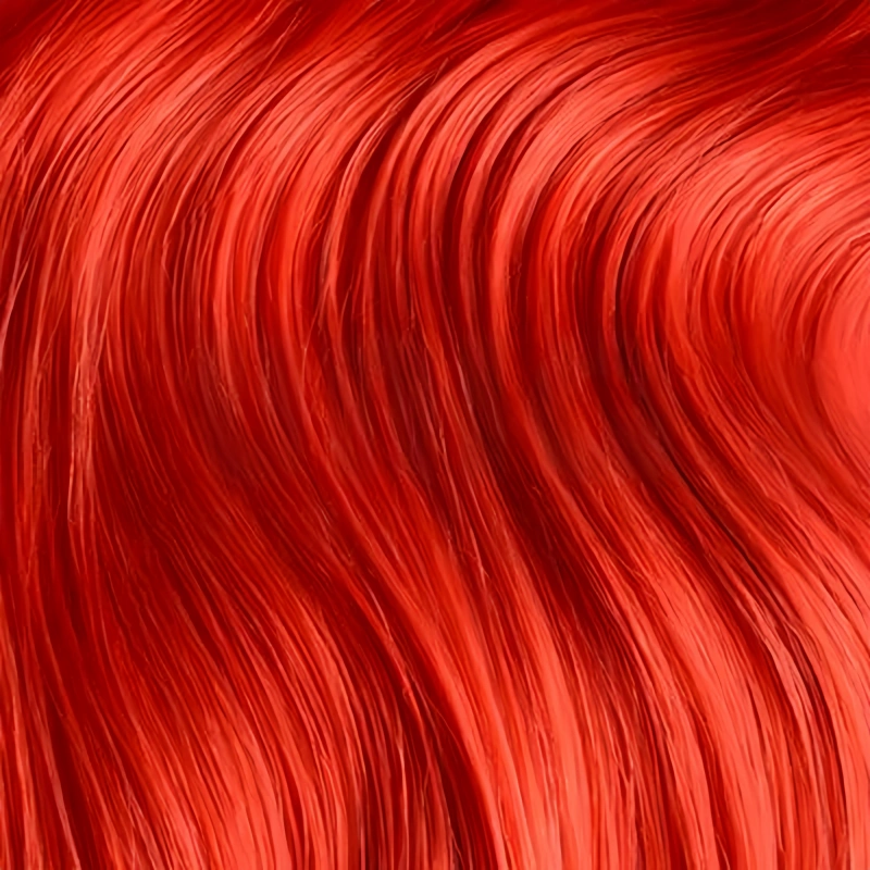 bright red hair extensions