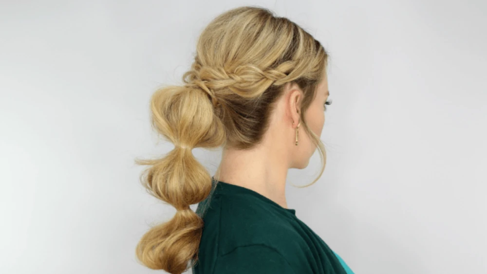 6 Trendy Wrapped Ponytail Hairstyles 2 bubble wrapped ponytail