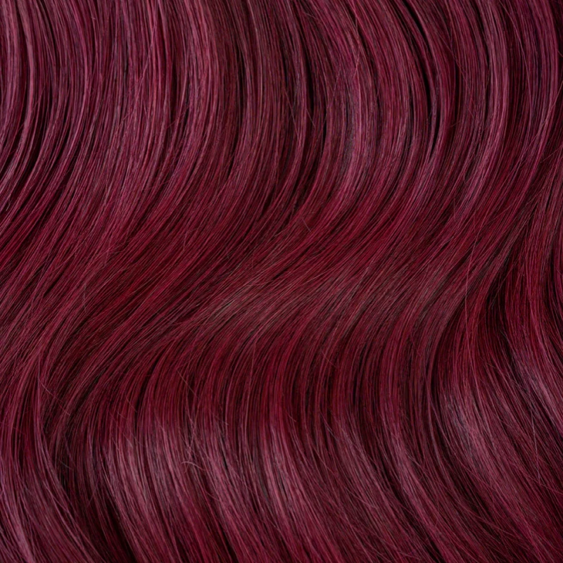 burgundy red hair extensions