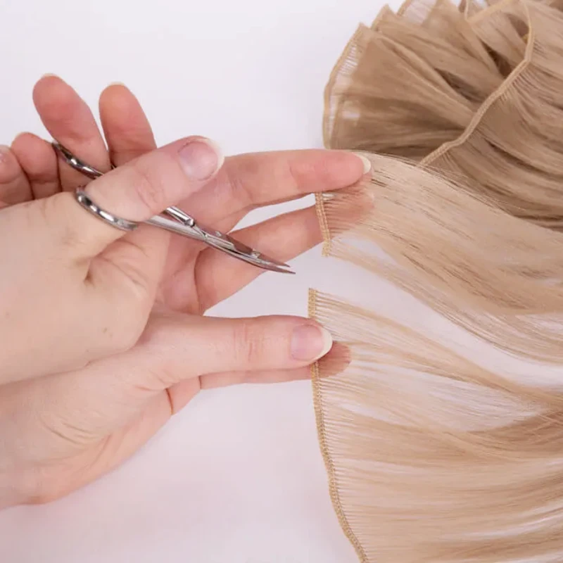 can you cut hand tied extensions