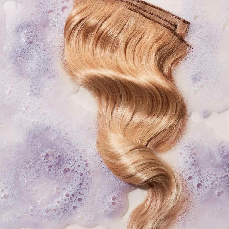 can you use purple shampoo on hair extensions