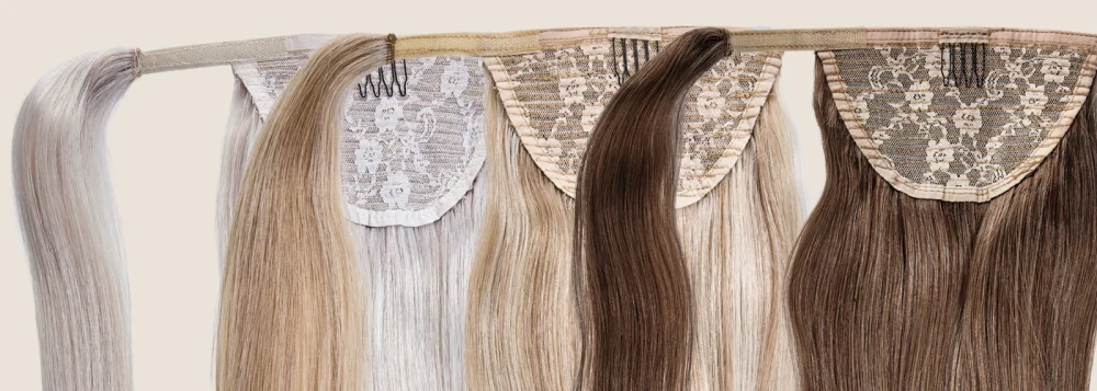How to Make a Ponytail With Hair Extensions? 1 choosing clip in ponytail extensions
