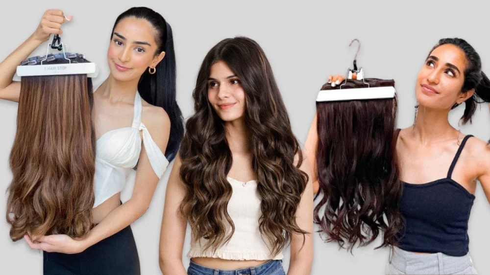 choosing wavy hair extensions