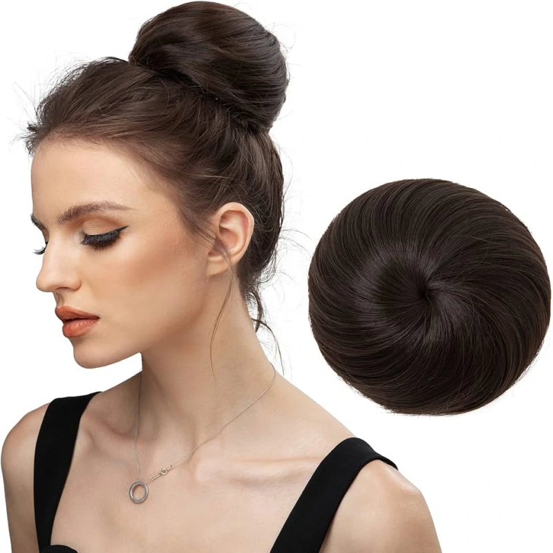 clip in ballerina bun