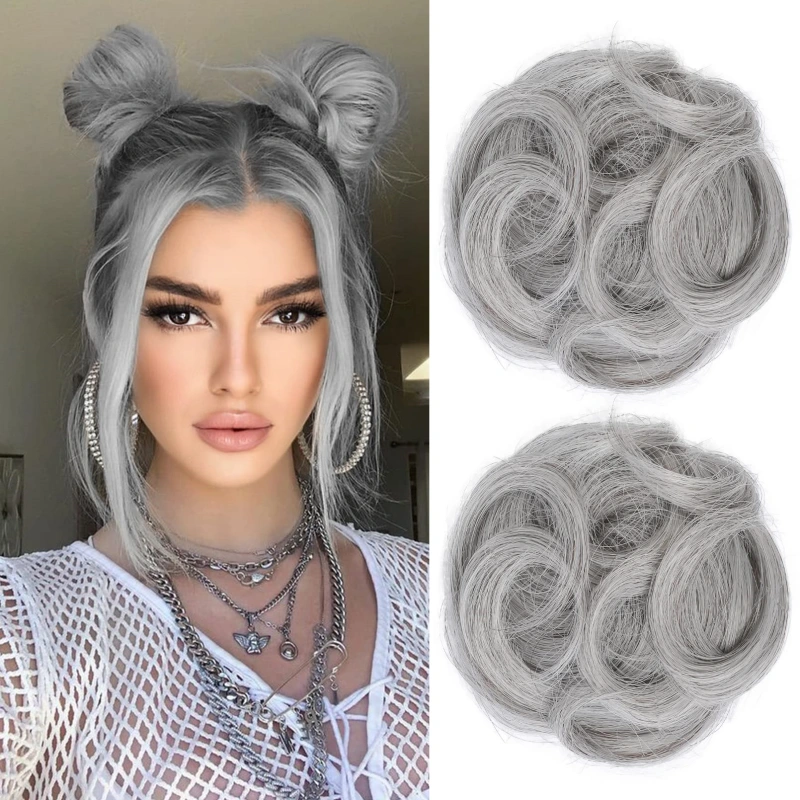 clip in space buns